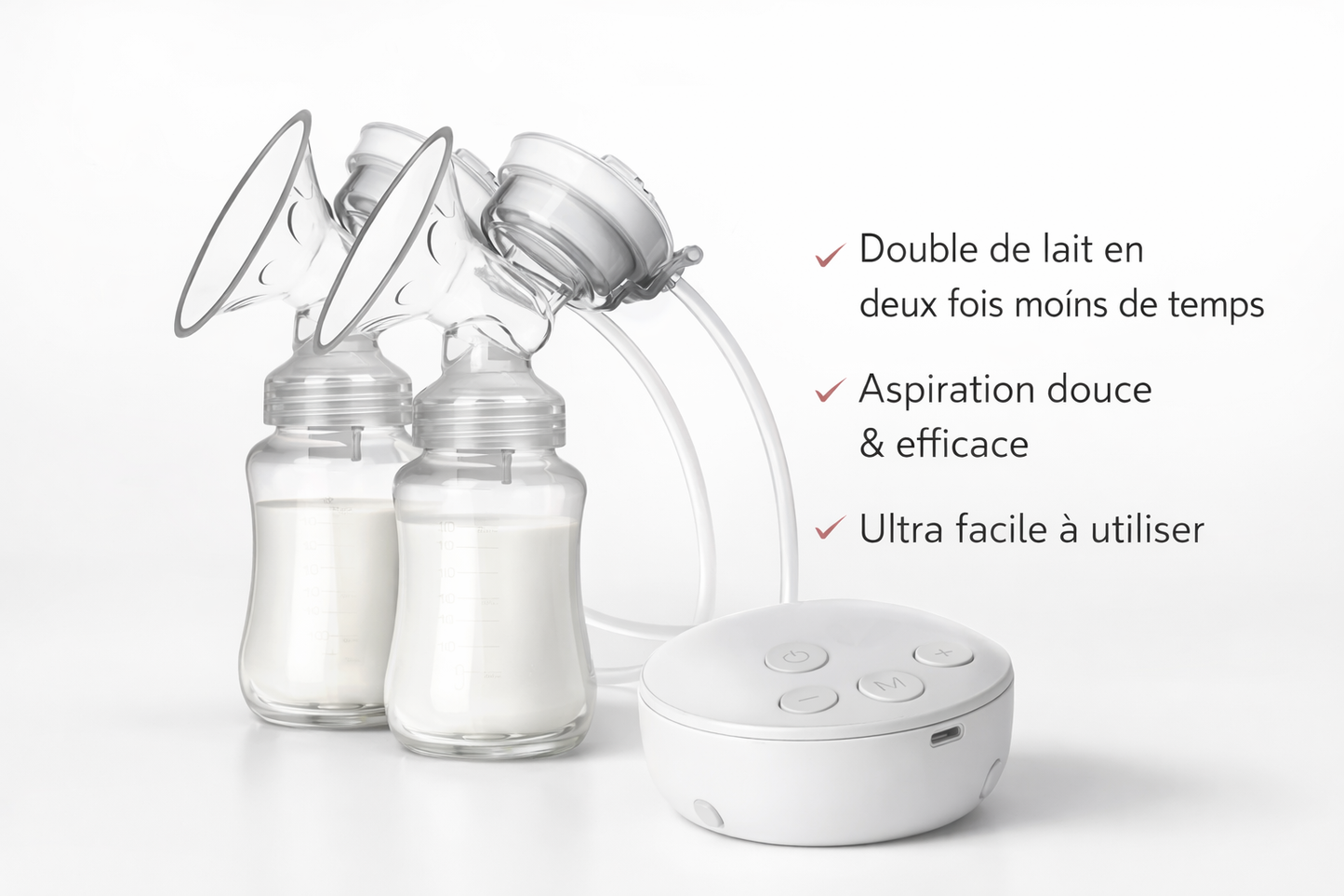 Tire-Lait Électriques Doubles