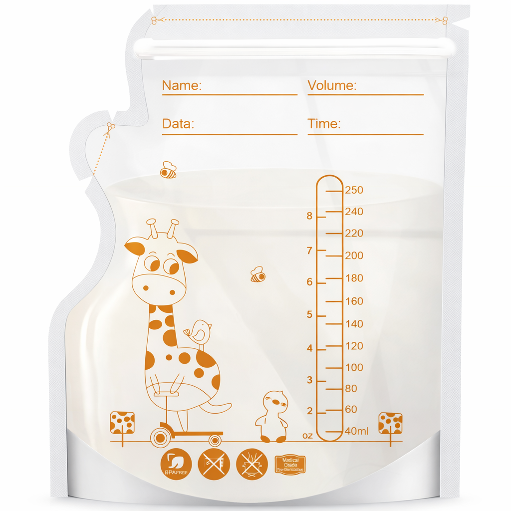 Sacs de conservation pour le lait maternel