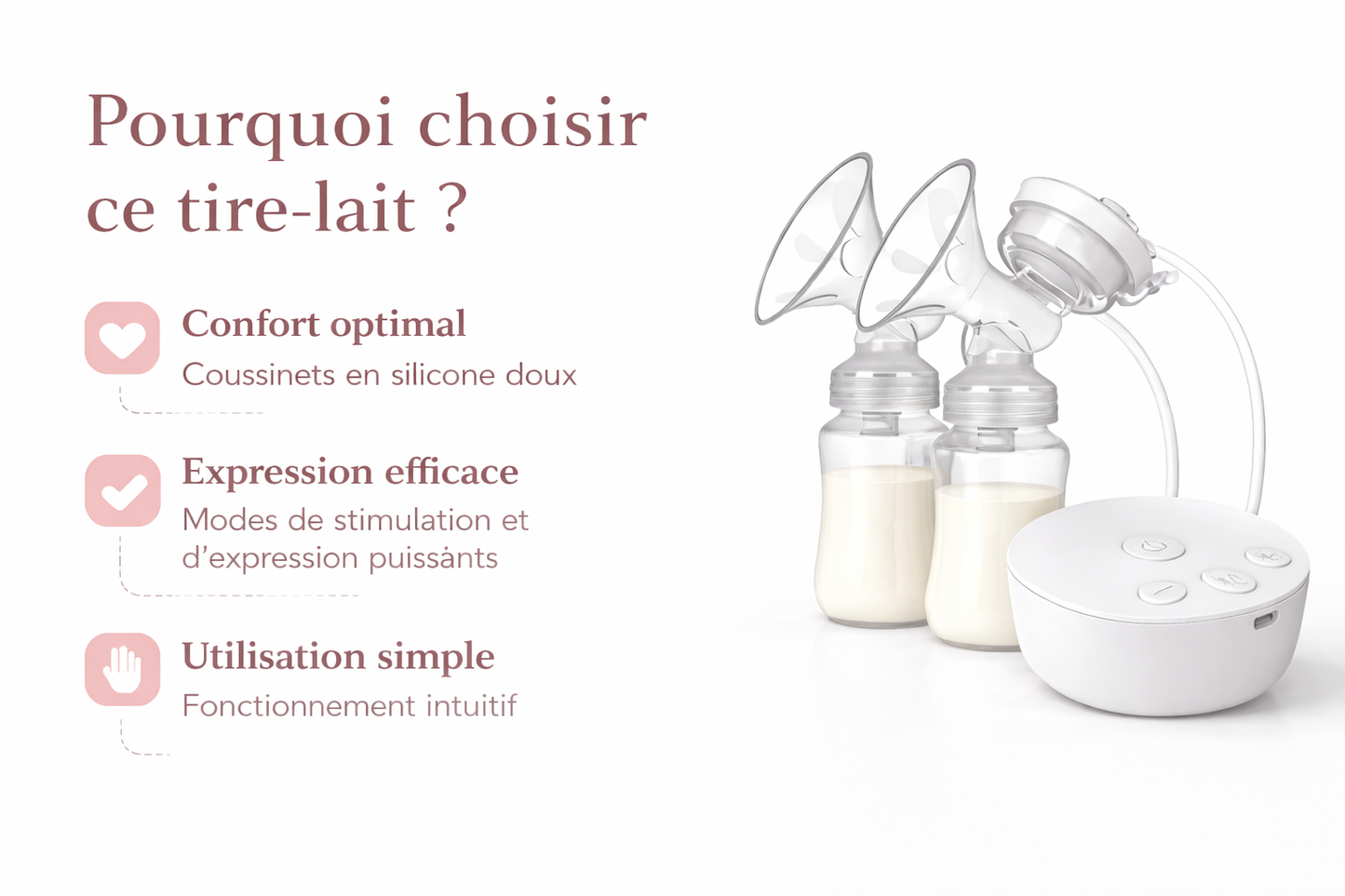 Tire-Lait Électriques Doubles